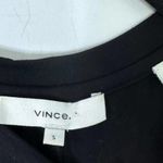 Vince  T-shirt tank style black midi dress Photo 3
