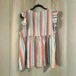 Impressions Women’s Striped  Blouse Photo 1