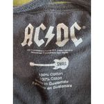 ACDC Cropped Back in Black T Shirt Size Small Photo 2