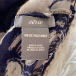 Aerie 👙  Infinity Scarf Floral Hawaiian Print with Pompom Embellishment One Size Photo 4