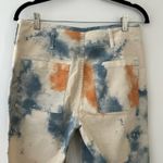 Anthropologie  Pilcro The Wanderer Relaxed Trousers tie dye pants Button Front 28 Photo 6