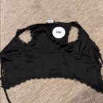 Princess Polly  Black Lace Trim Top Photo 1