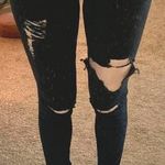 DL1961 Ripped Black Skinny Jeans Photo 0