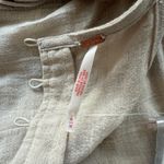 Free People  Boogie Down Linen Mini Dress Size Medium Photo 9