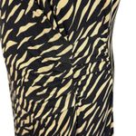 Soft Surroundings Large Maxi Dress Zebra Print Surplice V-Neck Stretch Side Slit Photo 5