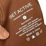 Set Active Longline Sports Bra High Neck Racerback Crop Top Photo 5