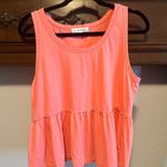 Eye Candy Peach Sleeveless Top Photo 0