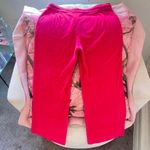 EXPRESS y2k hot pink velour track pants Photo 2