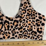 Nanu Cheetah Print Two Piece Swim Suit Bikini Size M Brown Size M Photo 2
