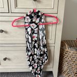 Free People Black Floral Bodysuit Photo 2