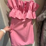 DO+BE  Pink Ruffle Mini Dress Photo 2
