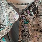 Charming Charlie Paisley Drape Front Wrap Tank top  Photo 2