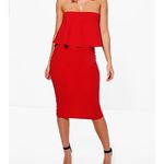 Boohoo  midi strapless dress Photo 0