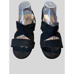 dexflex comfort Velvet Cross-Strap Elegant Fashion Block Heel Sandals 9.5 Photo 1