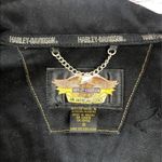 Harley Davidson vintage denim black jacket Ladies cotton size small Photo 10