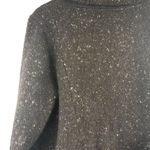 Vintage Foxglove Ireland Wool Tweed Cardigan Jacket Charcoal Flecked Cottagecore Black Size M Photo 8