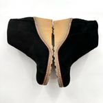 Toms  Black Avery Wedge Suede Side Zipper Bootie Photo 3