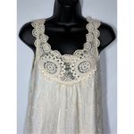 Pinky Embroidered Lace Overlay Tank Dress Size Small Photo 2