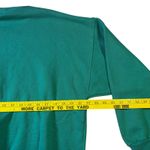 Vintage YOHANN Paris Sweatshirt Embroidered Emerald Green Womens Large Photo 6