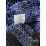 Generation Love  Womens Medium Navy Open Knit Tank Mettalic Thread Photo 7