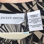 Jaclyn Smith Vintage  Button Up Leaf Pattern Size Small Blouse Photo 5