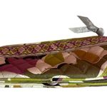 Vera Bradley Purple & Green Multicolor Colorful Portobello Zip Wristlet Women Photo 4