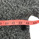 Lucky Brand Sweater-Tunic Sz XL Black Cowl Neck Side Button Cozy Retro Boho Y2K Photo 8