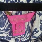 Lilly Pulitzer NEW  Nevie Off-the Shoulder Oyster Bay Blue Top Blouse Size S Boho Photo 2