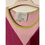 RTR Victor Glemaud Sz S Pink Harlequin Colorblock Sleeveless sweater Maxi Dress Photo 4