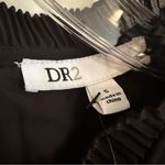 DR2 Daniel Rainn Belen Plisse Long Sleeve Top Blouse Women's Small Black Career Photo 7