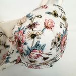 Victoria's Secret  embroidered floral lace Dream Angels lined Demi 36DDD Photo 4