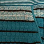 Loft NWOT  Space Dye Turquoise Sweater Pencil Skirt w/ Pockets M Photo 2