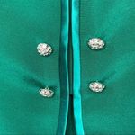 Vintage Rimini Silk Skirt Set Green‎ Green Size 8 Photo 6