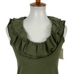 Capelli New York ‎ Dress Medium Green Short Sleeve NWT Work Party Retro Photo 1