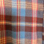 Wild Fable  Blue Brown Plaid Flannel Button-Down Cozy Casual Layering Shirt M Photo 4