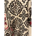 Alice + Olivia Lowell Embroidered Aztec Popover Bohemian Chiffon Tunic, sz S Photo 8