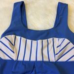 Lululemon | Elevate Blue Stripe Cinch Hem Tank Top Photo 3