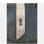 Amuse Society NWT Sz 29 Blue Jean Denim Cut Off Shorts Button Fly Photo 5