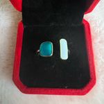 Gorgeous Golden Gemstone Adjustable Ring Size 7 Photo 0