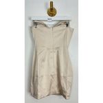 House Of CB  Ariella Satin Crystal Embellished Bow Dress in Ivory Size Small Photo 9