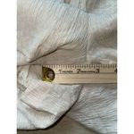 TALULAH  Shirt Top Womens S Cream‎ Oversized Tunic 3/4 Sleeve Button Up Lined Photo 6