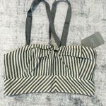 Anthropologie NWT  Lilka Size M Striped Crop Bralette Top Photo 0