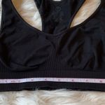 Black Nylon and Spandex Sports Bra Photo 2