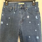 Madewell Womens Size 25 Cali Demi Boot Cropped Star Moon Celestial Edition Jeans Photo 1