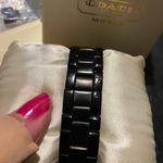 Coach Vintage Rare Black lonic-Stainless Steel Chronograph Watch Rare edition Black & Black Analogue Photo 7