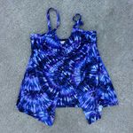 MiracleSuit  Purple Tie Die Twist Loose Flutter Wrap Tankini Top Size 10 Photo 0