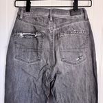 American Eagle  Women’s High Waisted Faded Black Distressed Jeans Size 2 Short Photo 6