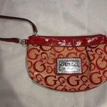 Guess Vintage  Red and Tan Wristlet  Photo 0