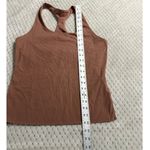 StyleRunner‎ Racerback Tank Top Women's Large Brown Built Photo 3