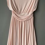 Pretty Little Thing sz 18 blouson pink maxi plunge A Photo 8